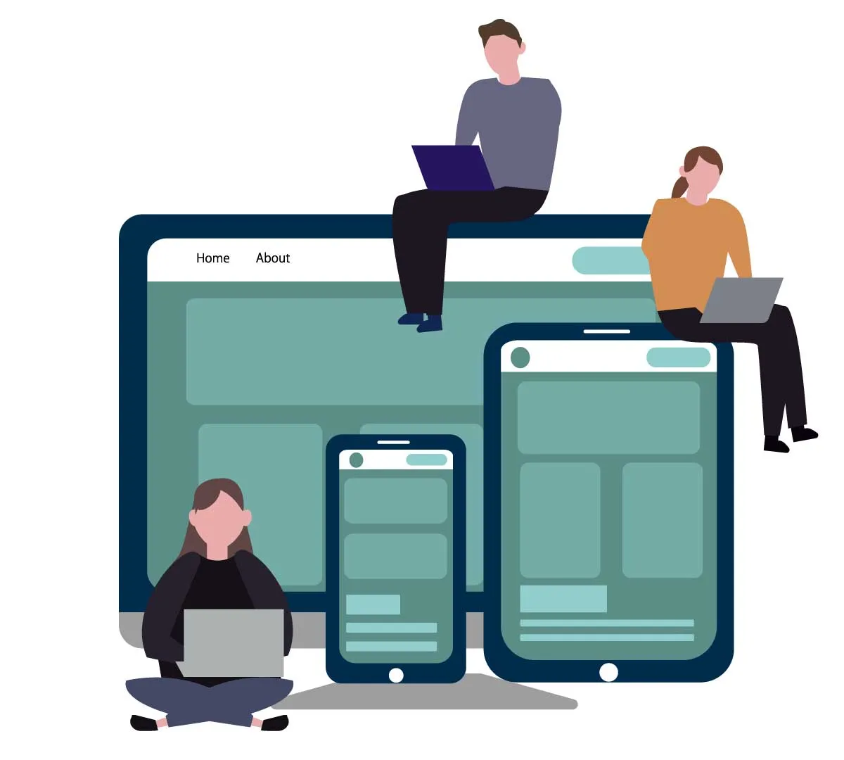 スマホ表示画面での最適化(レスポンシブ対応)